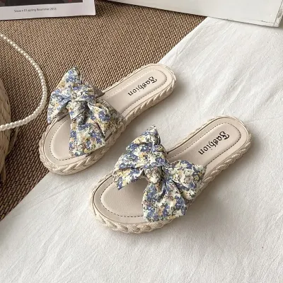 SWEET BOW FLAT BOTTOM BEACH SANDALS